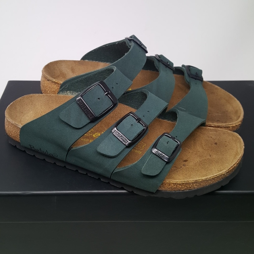 Birkenstock Betula 3 Buckle Strap Slide Sandals 6